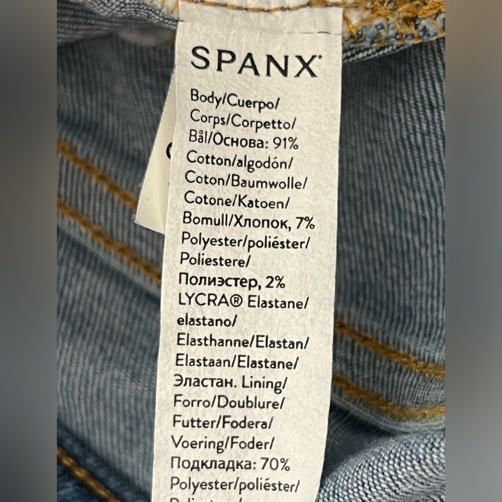 SPANX Blue Flare & Wide Leg Jeans - Picture 11 of 13